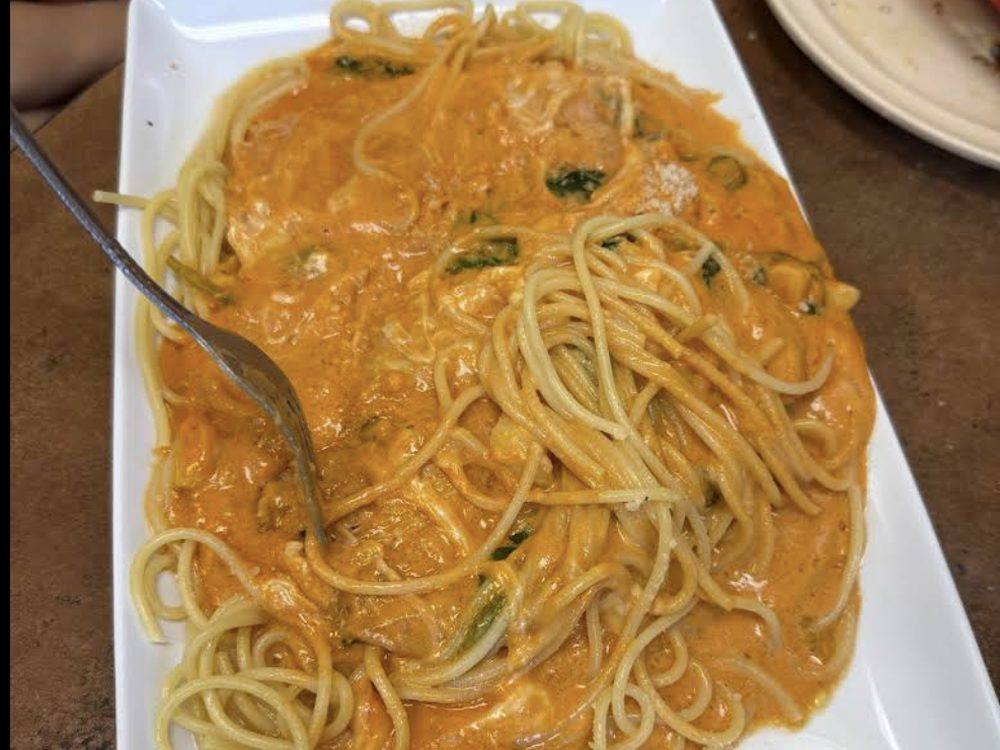 Creamy baked pasta
