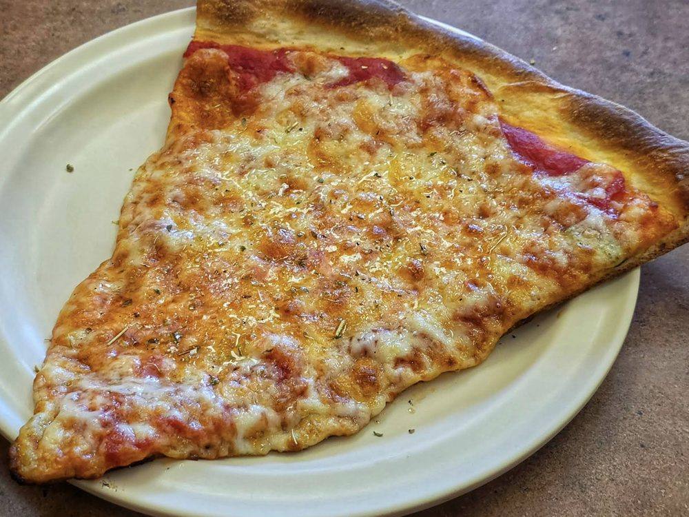 Classic New York cheese slice