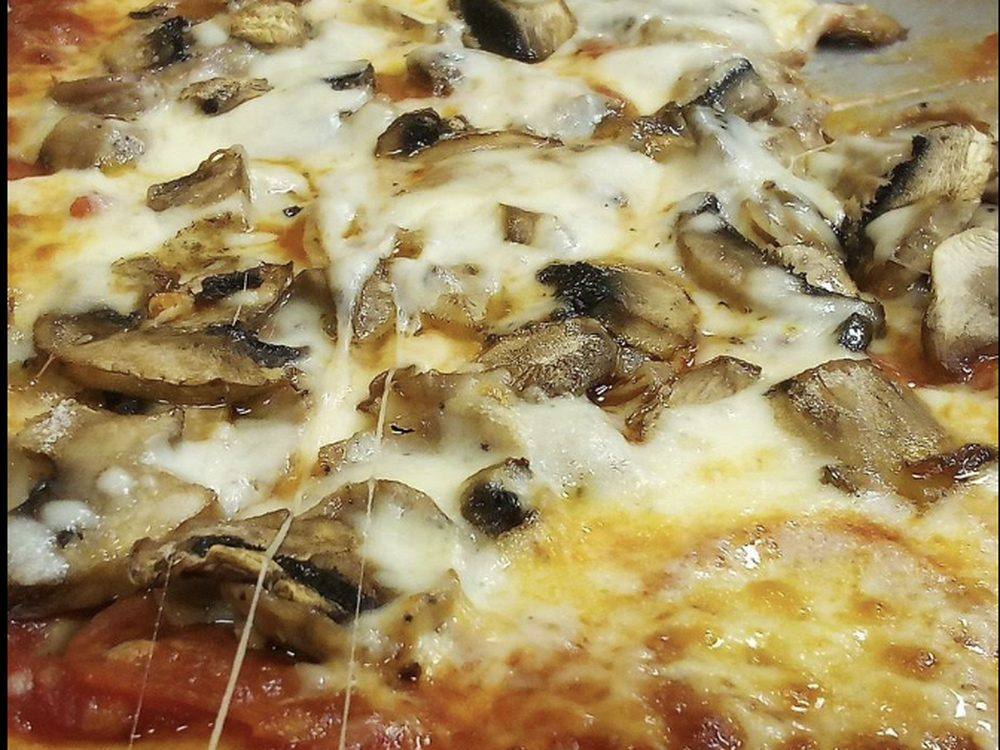 Mushroom slice, close up