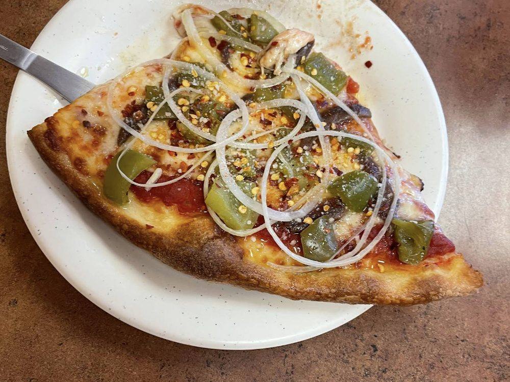 Garden slice loaded with greens